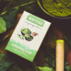 bao bì của xà phòng trà xanh Green Garden - packaging of Green Garden matcha handmade soap
