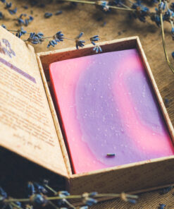 xà phòng oải hương và phong lữ - Green Garden's lavender and geranium handmade soap