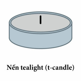 Nến tealight - t-candle - green garden-01
