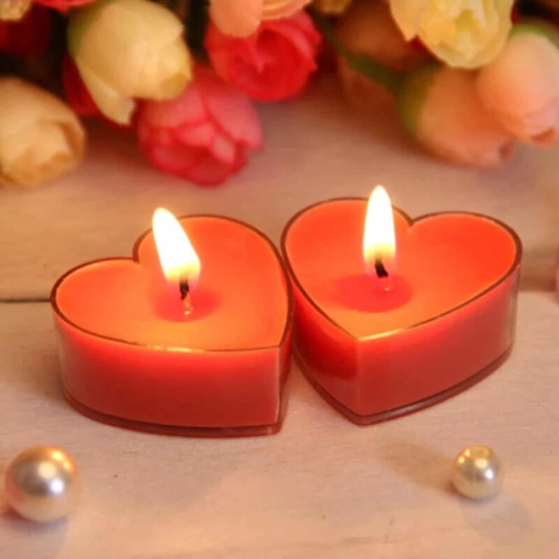 Nến tealight trang trí trái tim- t-candle