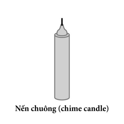 nến chuông - chime candle - green garden-01