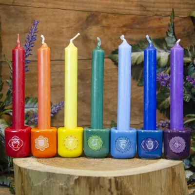 nến chuông đủ màu để làm phép - colorful chime candle